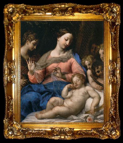 framed  Carlo Maratta The Sleep of the Infant Jesus, ta009-2